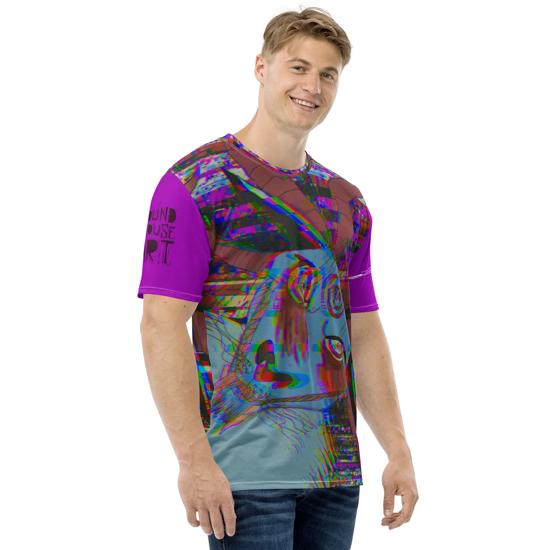 The Glitch is back-All over print T shirt product image (4)