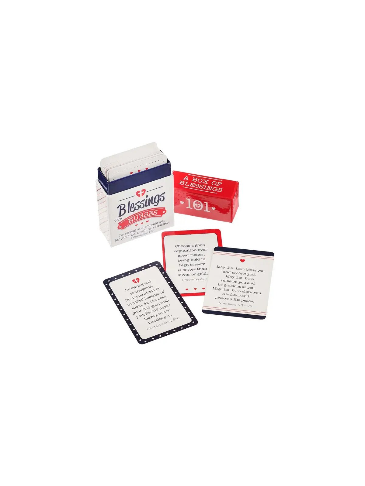 101 Blessings for Nurses | Box of Blessings Scripture & Encouragement Cards product image (2)