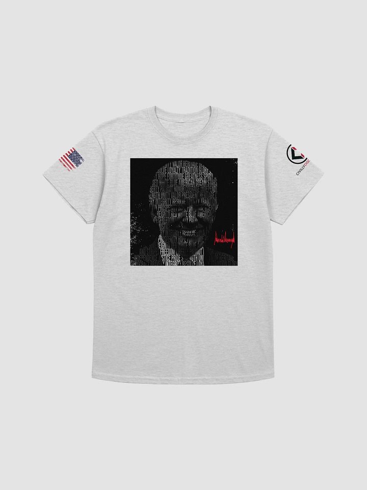 Trump Patriotic Word Silhouette - Heavyweight T-Shirt by Gildan product image (10)
