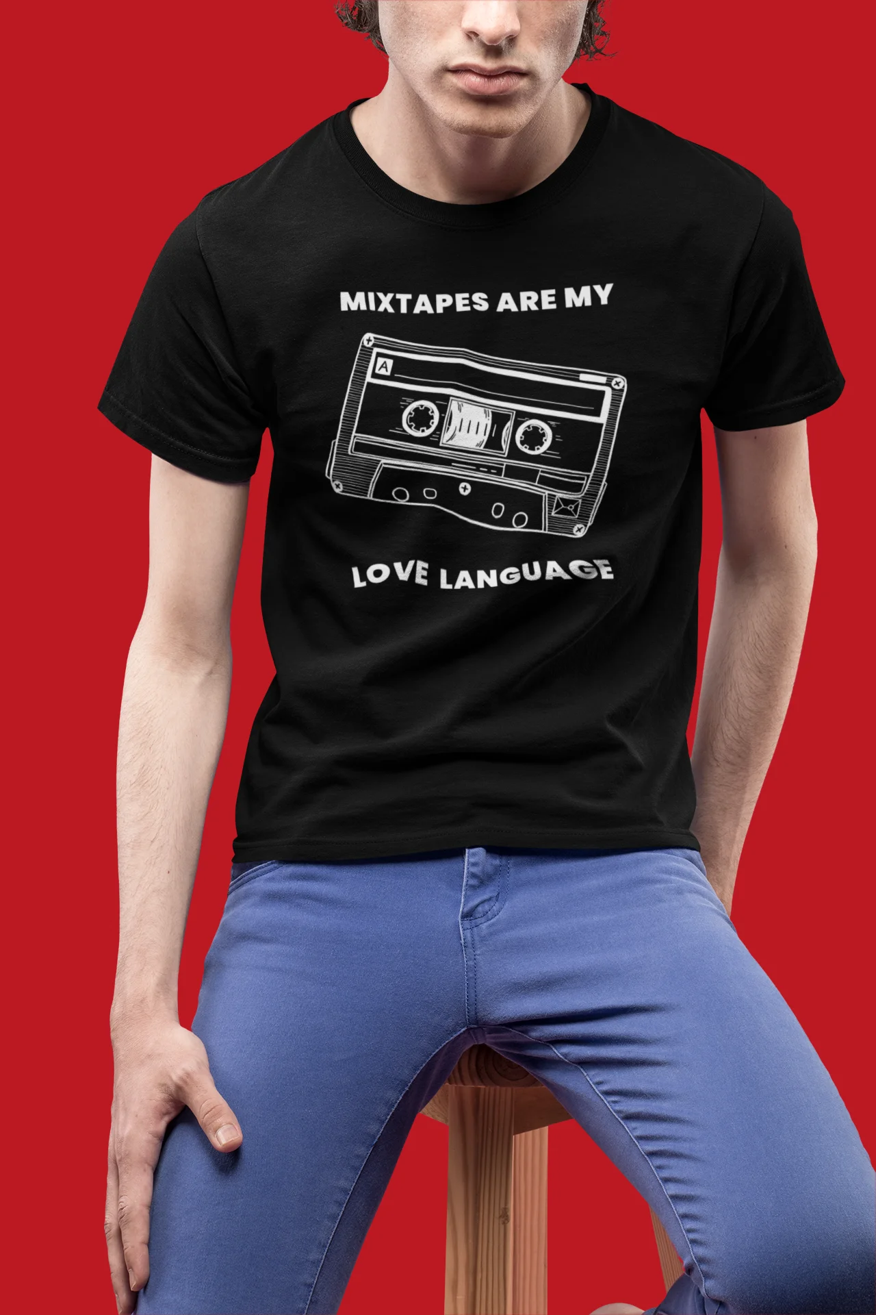"Mixtapes Are My Love Language" T-Shirt product image (1)