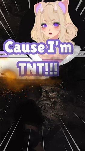 I tried to get out the way 😭😭😭😭
.
.
#streamergirl #smallcreator #vtuber #live2d #re4 #re4remake #re4edit #tnt #acdc #leonkennedy