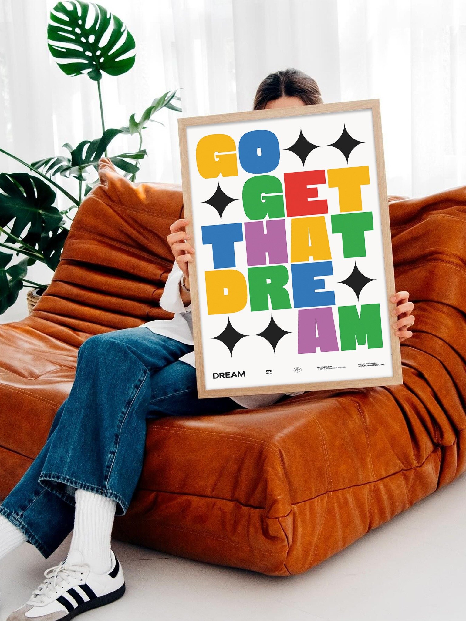 "GO GET THAT DREAM" Framed Poster product image (64)