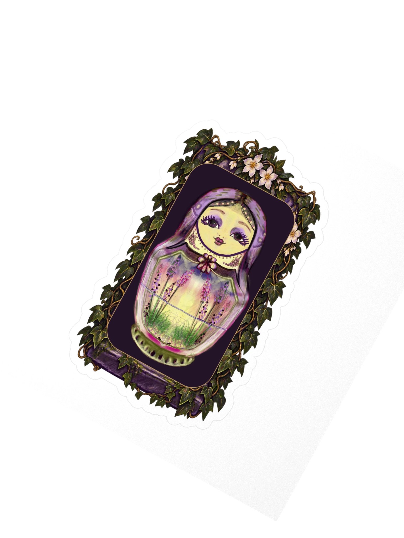 Enchanted Jar Doll Kiss Cut Sticker product image (2)