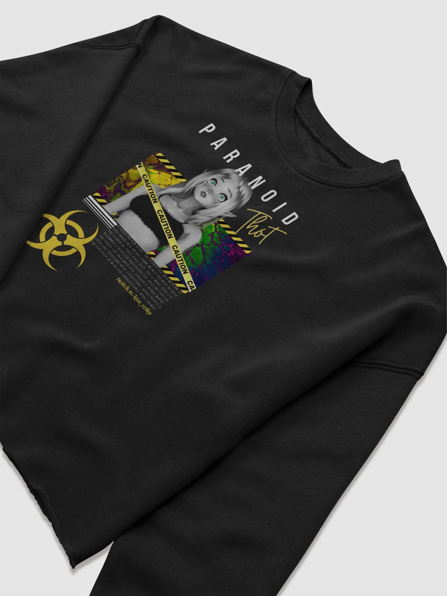 Paranoid Thot Cropped Longsleeve product image (9)