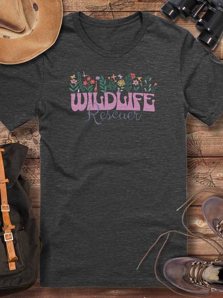 Wildlife Rescuer Tee, Wildlife Lover Gift, Animal Rescue T-shirt product image (1)
