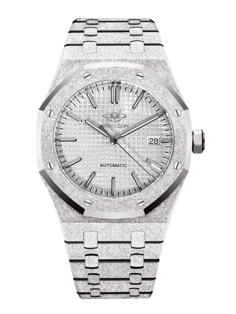 Aoryzon Nebula Automatic – Frosted Silver Edition product image (1)