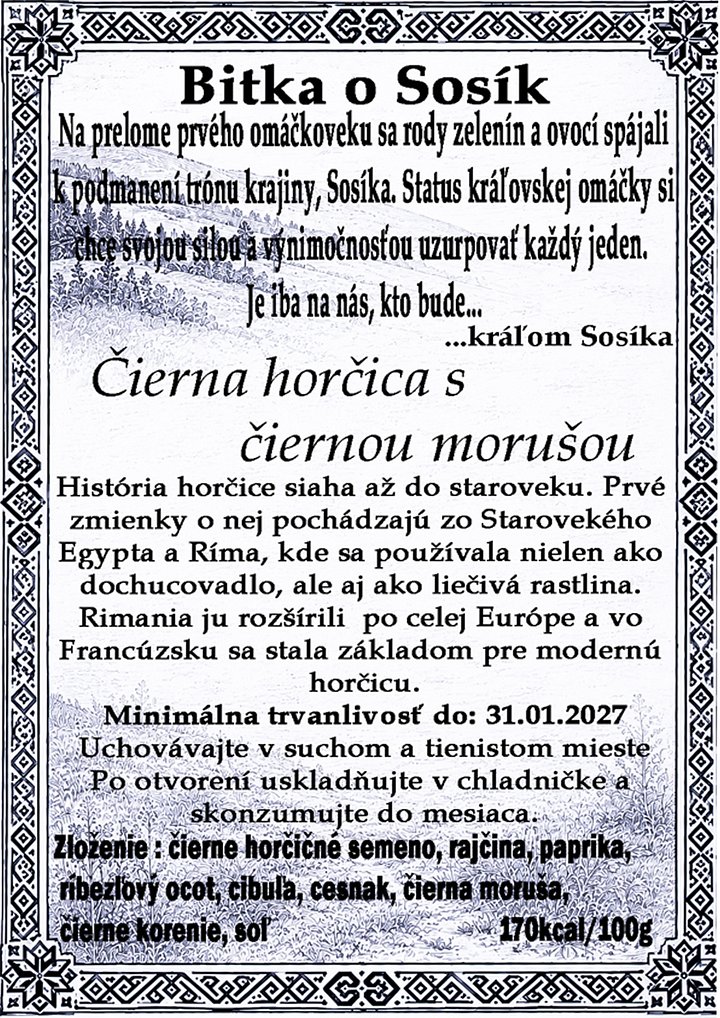 Čierna horčica s čiernou morušou product image (2)