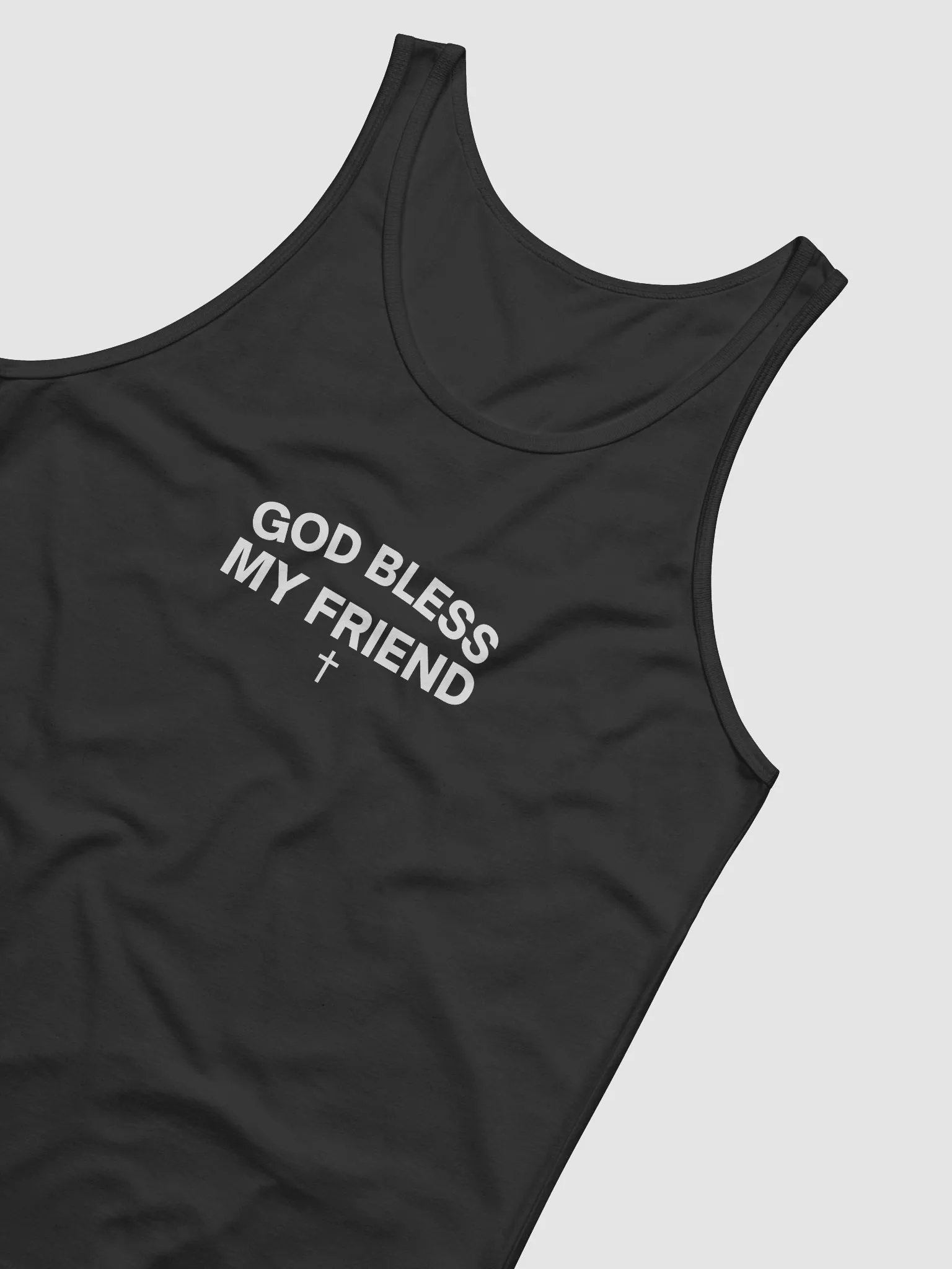God Bless My Friend Tank product image (5)