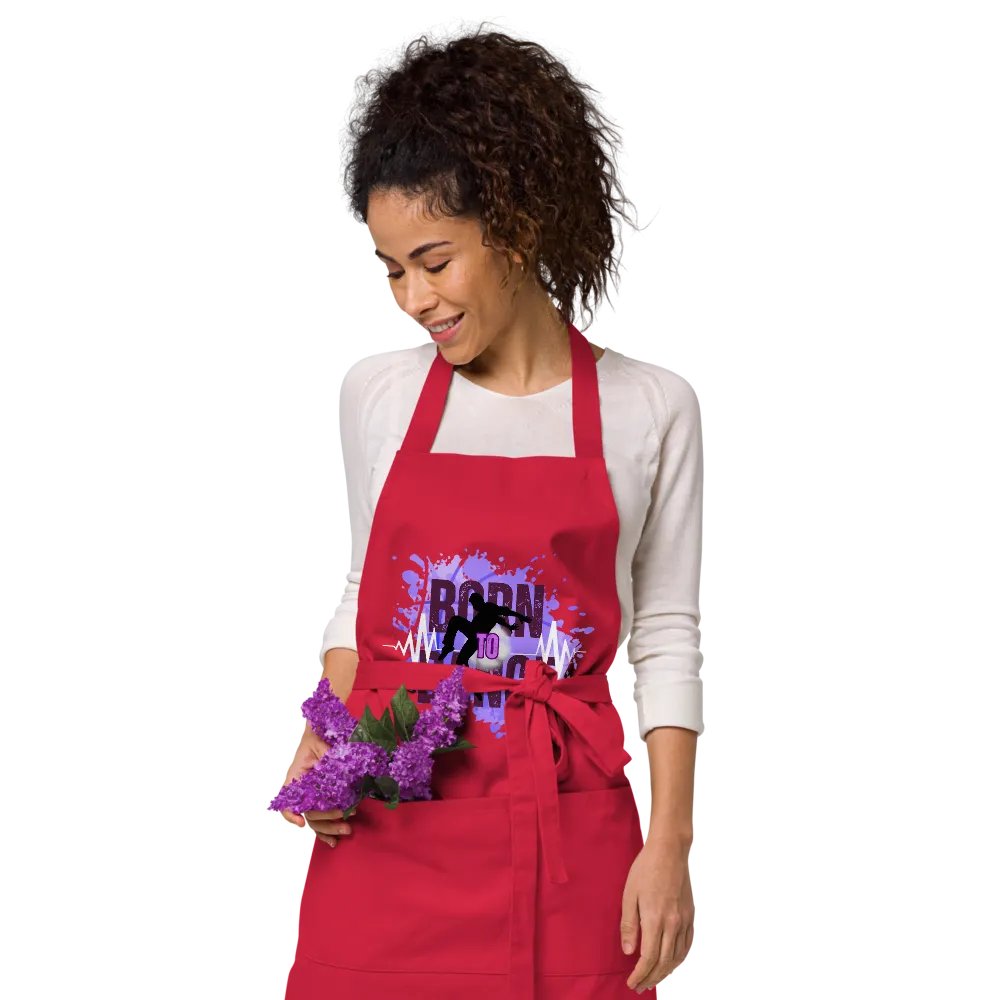 Dynamic Born to Dance Splash His Silhouette Apron product image (34)