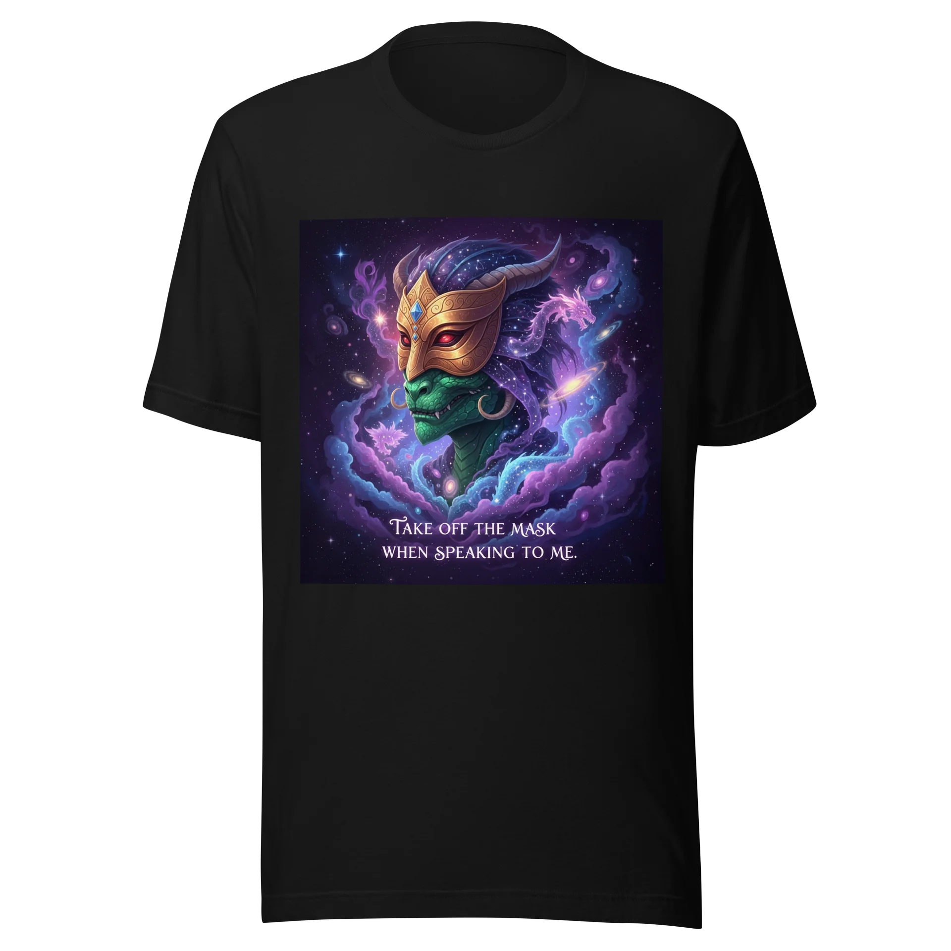 Cosmic Mask Off Unisex T-Shirt product image (1)