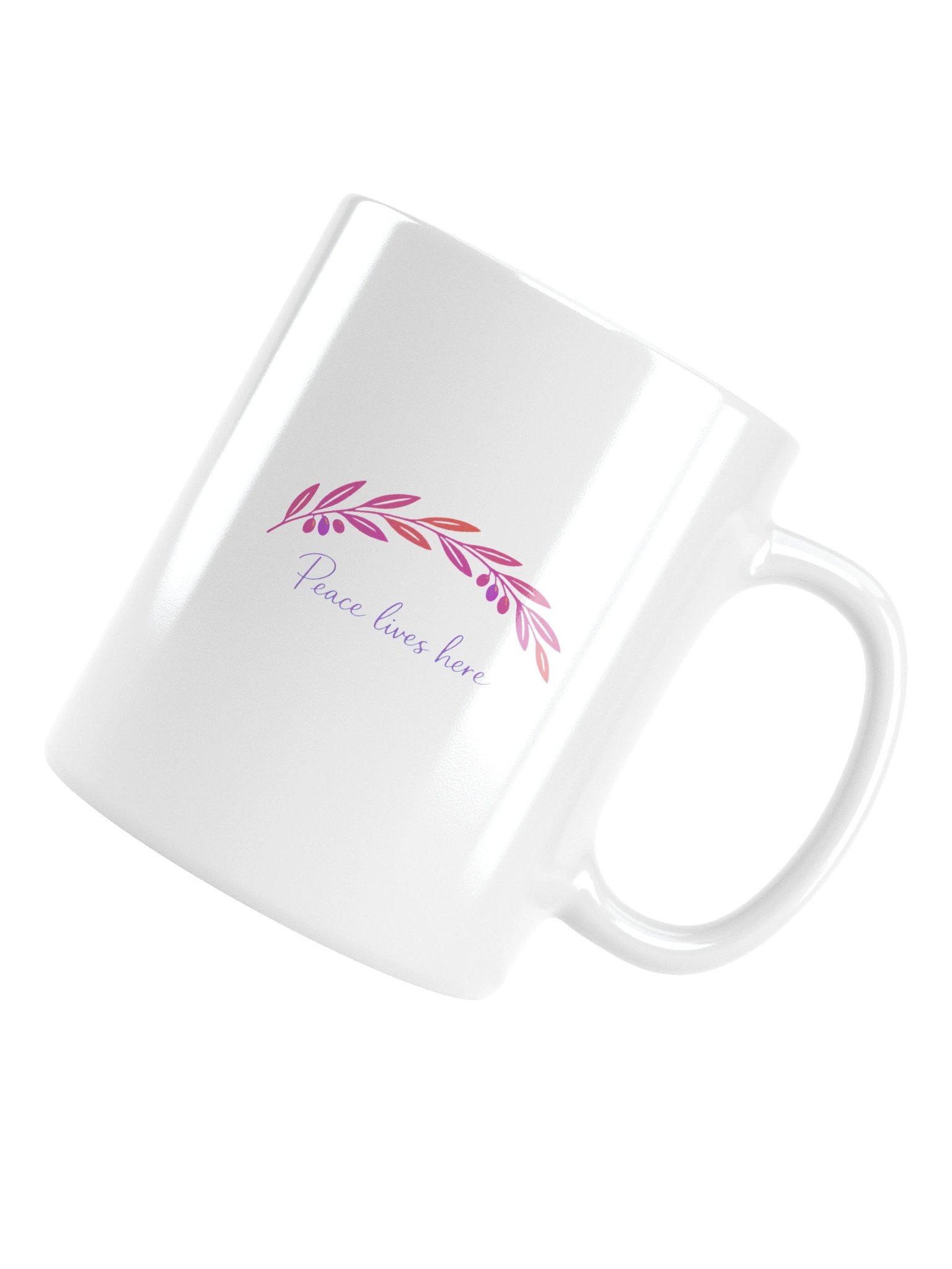 Peace Lives Here Mug | 15oz Christian Coffee Cup product image (13)