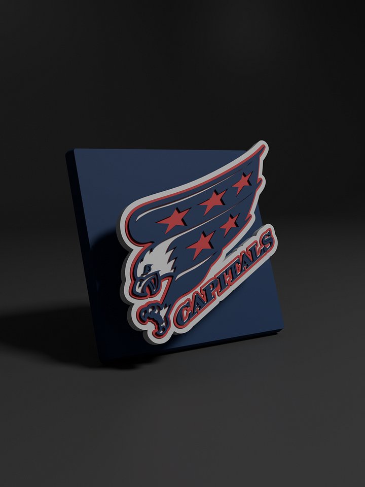 Washington Capitals 3D Printed Floating Logo Sign (Digital File Only) product image (1)