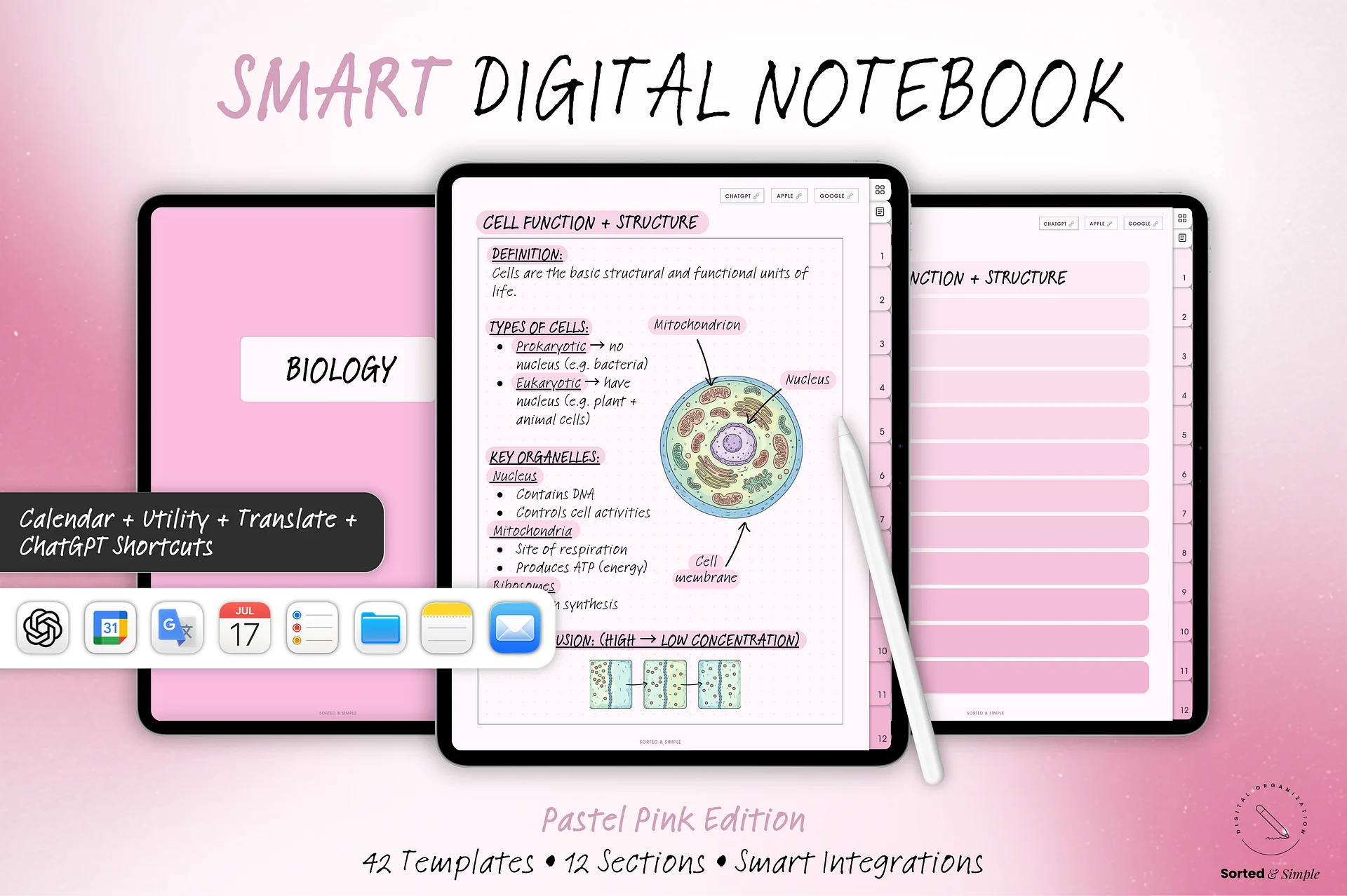 Smart Digital Notebook - Pastel Pink product image (1)