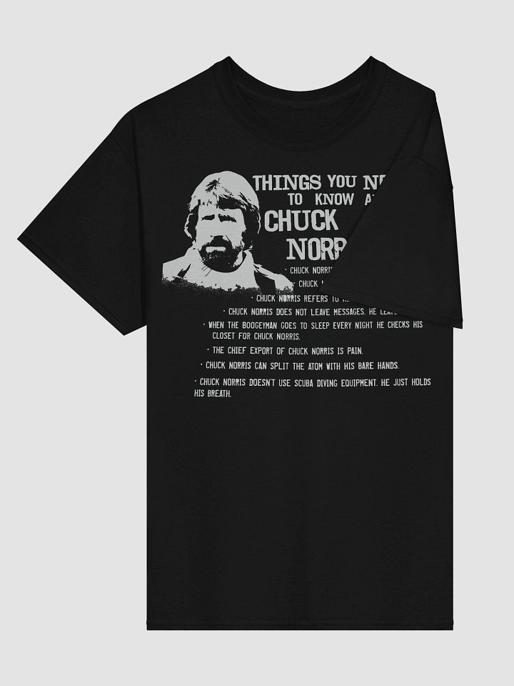 Chuck Norris T Shirt Vintage Chuck Norris Facts product image (2)