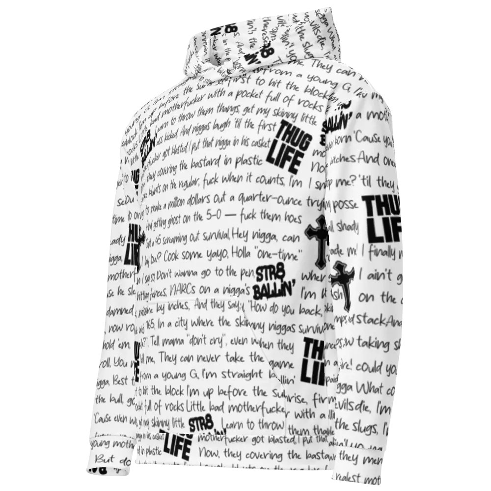 Str8 Ballin' - 2Pac - WHITE - Unisex Hoodie product image (1)