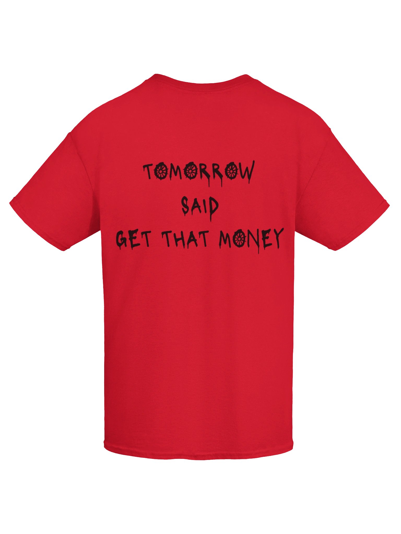 Tomorrow Said T-Shirt- Red product image (9)