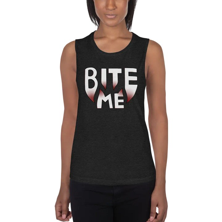 Bite Me Flowy Tank product image (1)