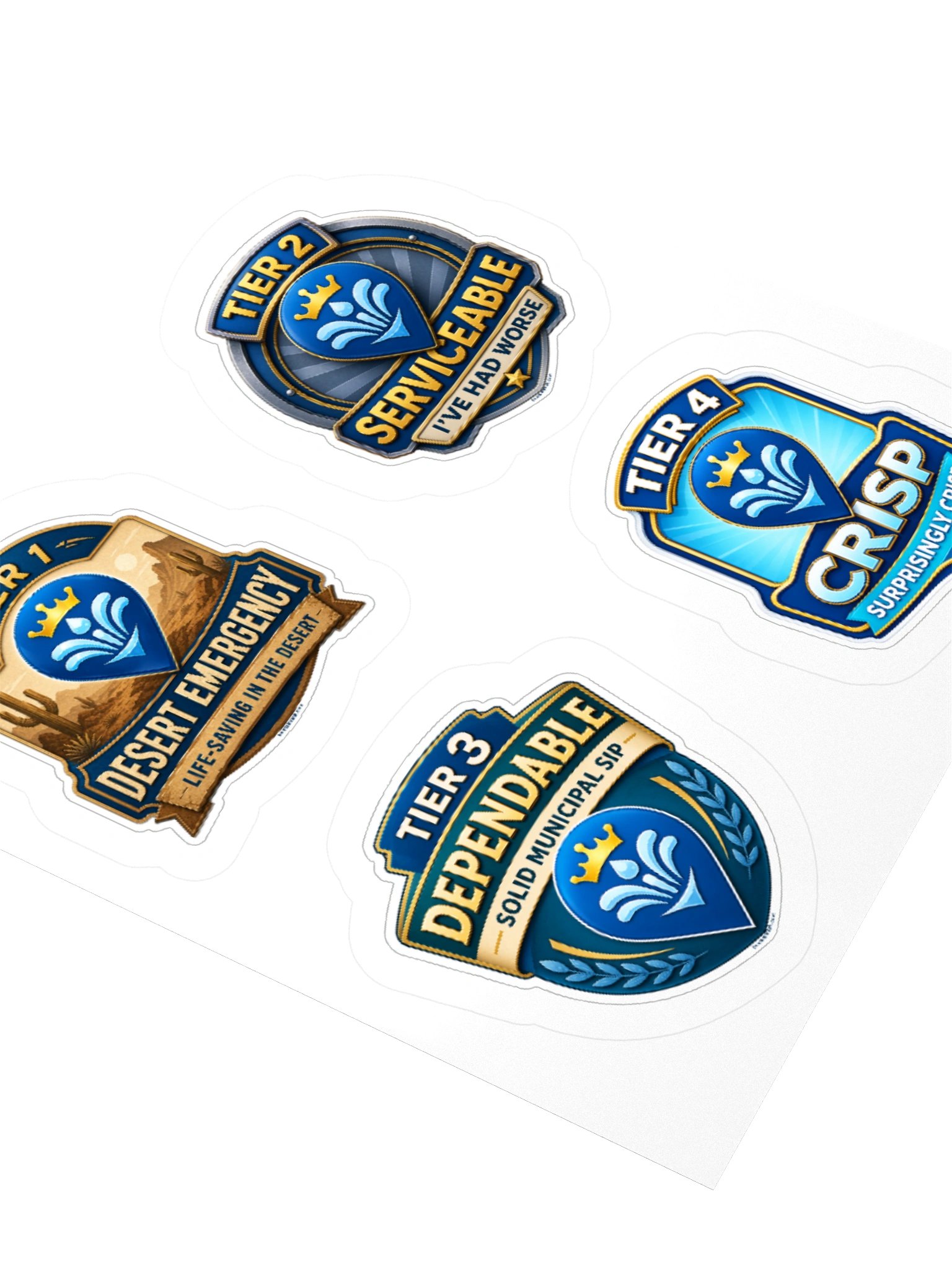FountainRank - Tier 1-4 Stickers product image (8)