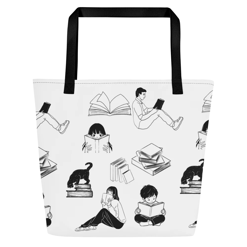 Literary Collage Large Tote Bag product image (4)