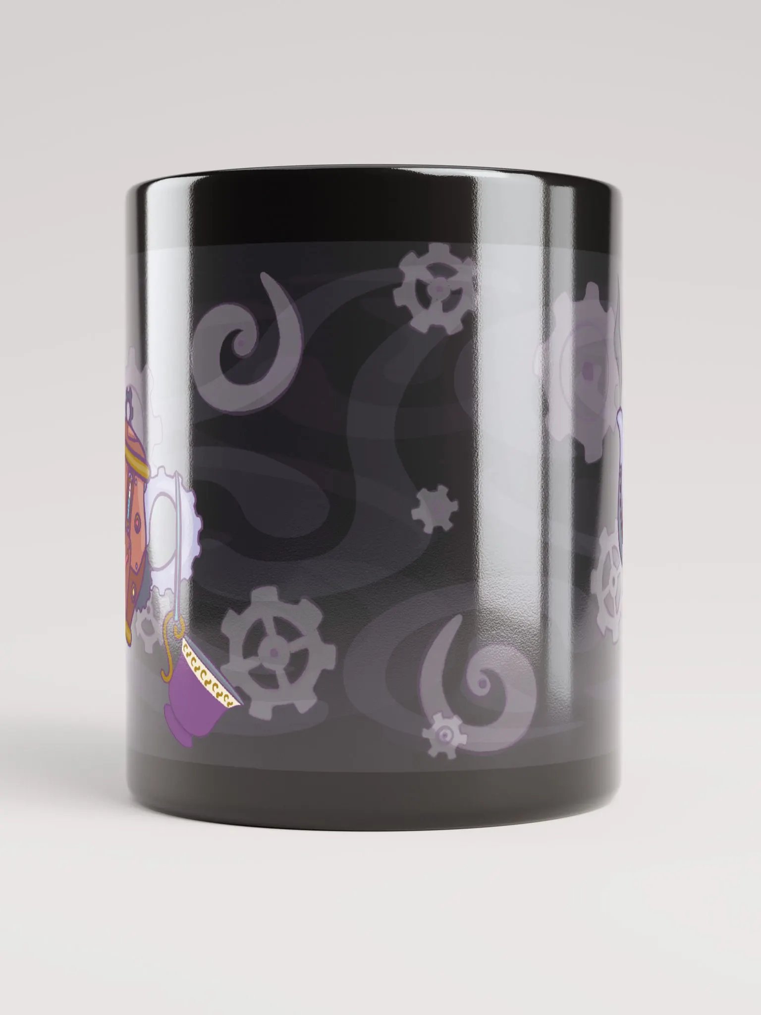 Time For Tea - Steampunk - Black Cup product image (5)