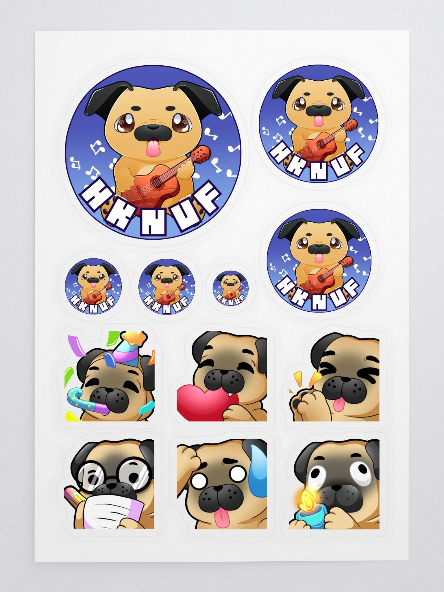 Bean Emote Stickers product image (3)