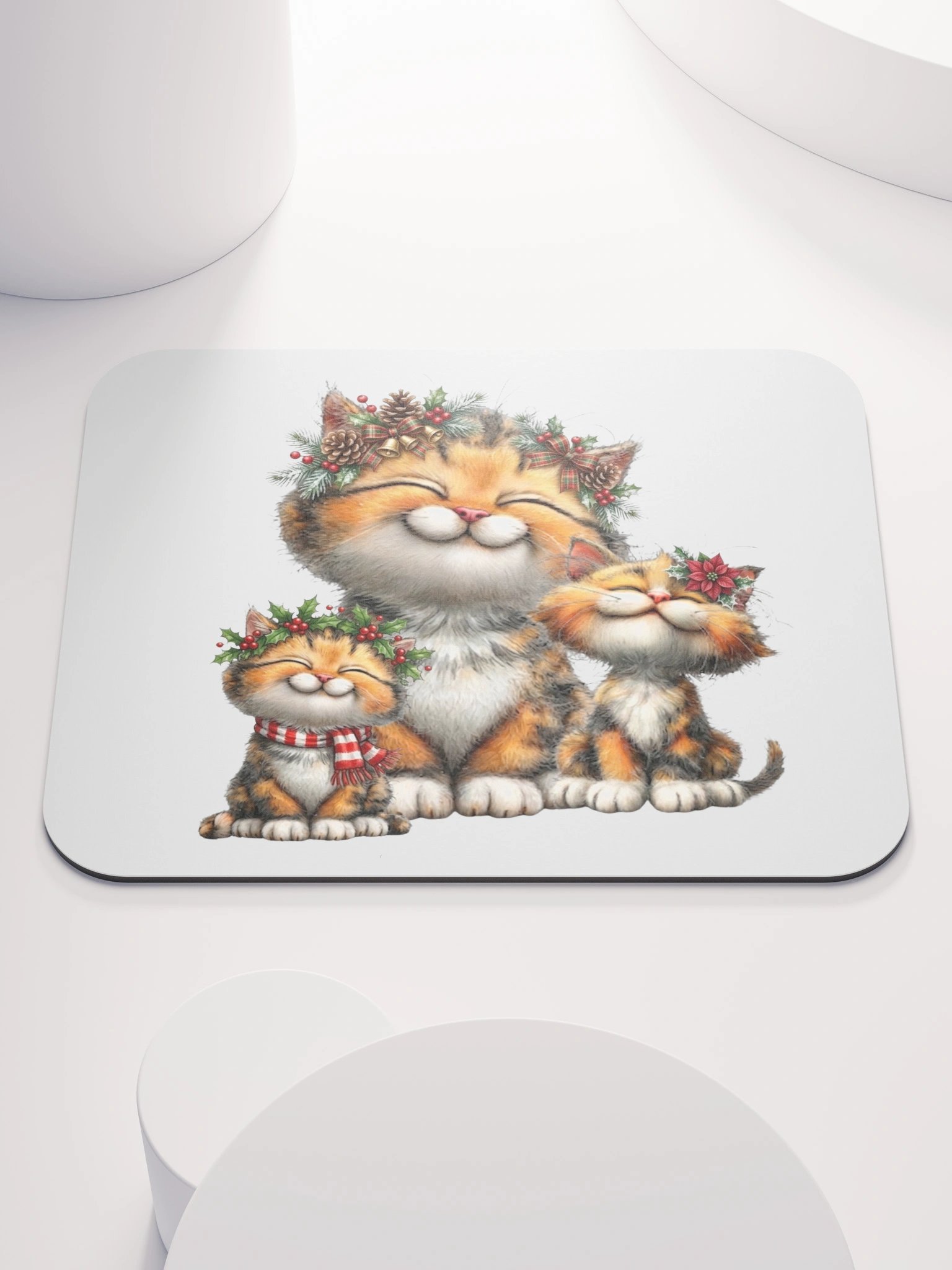 Christmas Cats Mouse Pad product image (1)