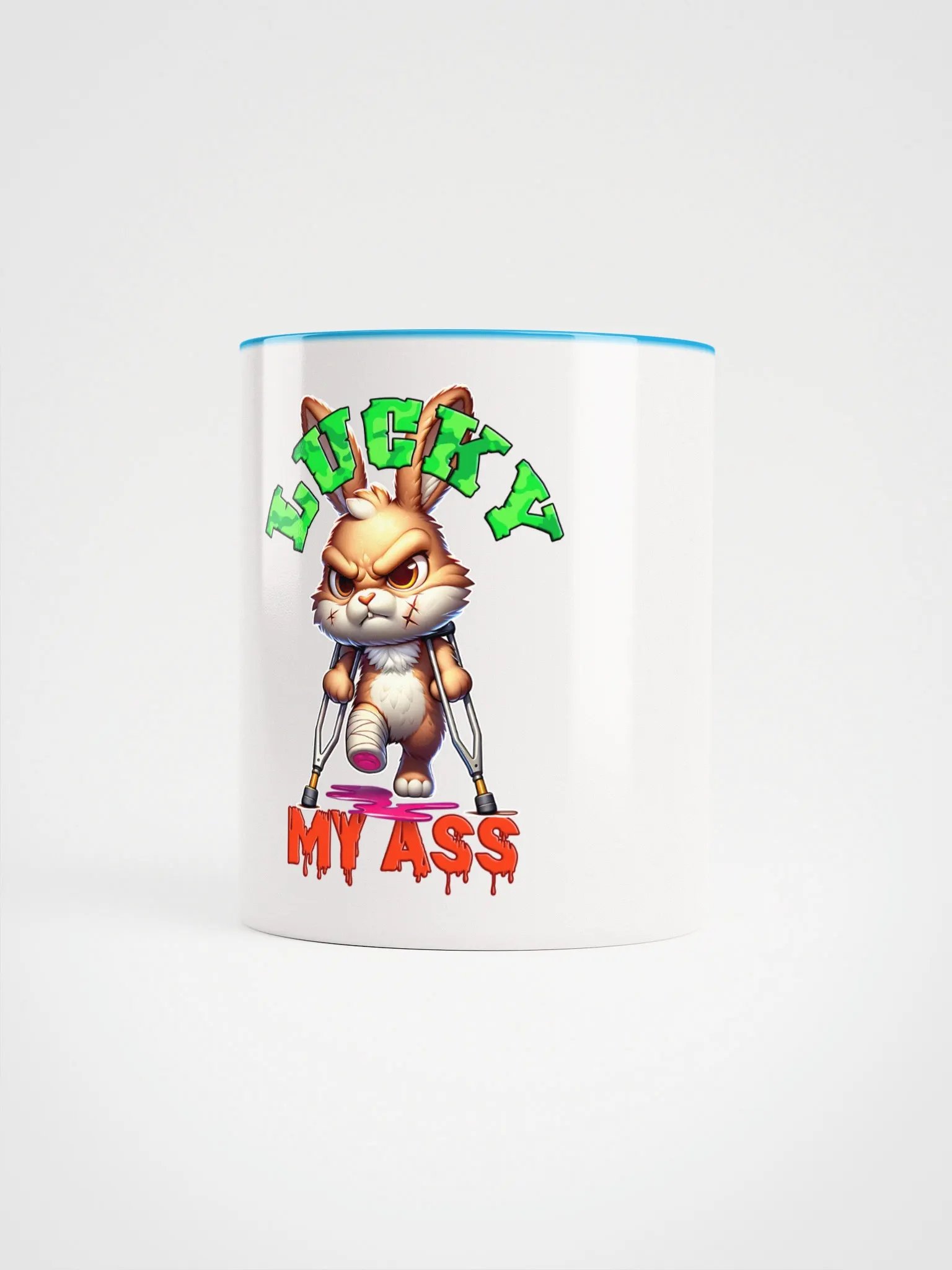 Lucky My Ass Ceramic Mug product image (1)