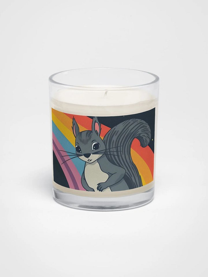 Rainbow Squirrel Soy Wax Candle product image (1)