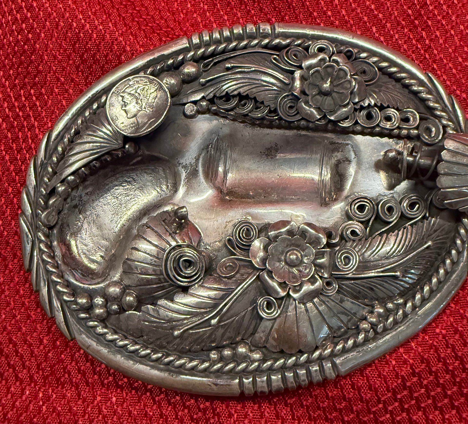 Artisan Dry Creek Turquoise "Three-Wire" Buckle product image (1)