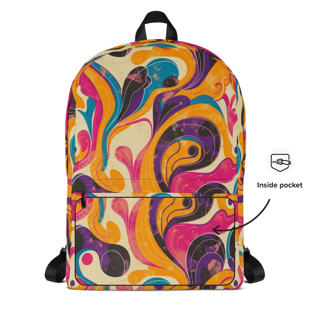 Swirling Dreams All-Over Print Backpack product image (4)