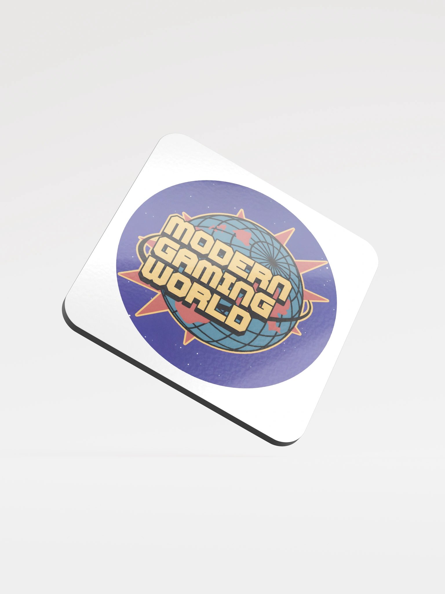 ModernGamingWorld Glossed Cork Coaster product image (1)