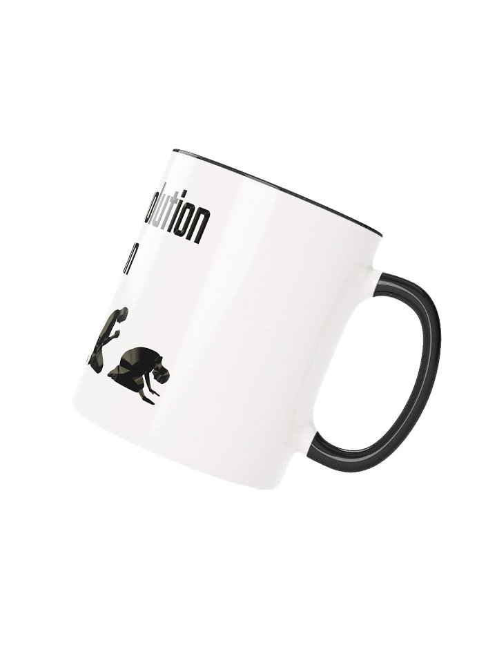 The Real Evolution of Man Blk, B & W Mug product image (2)