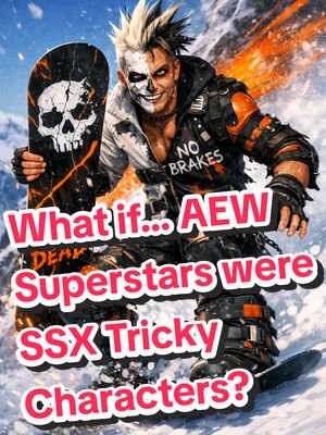 What if... AEW Superstars were SSX Tricky Characters? #AllEliteWrestling #AEW #ProWrestling #SSX #Playstation 