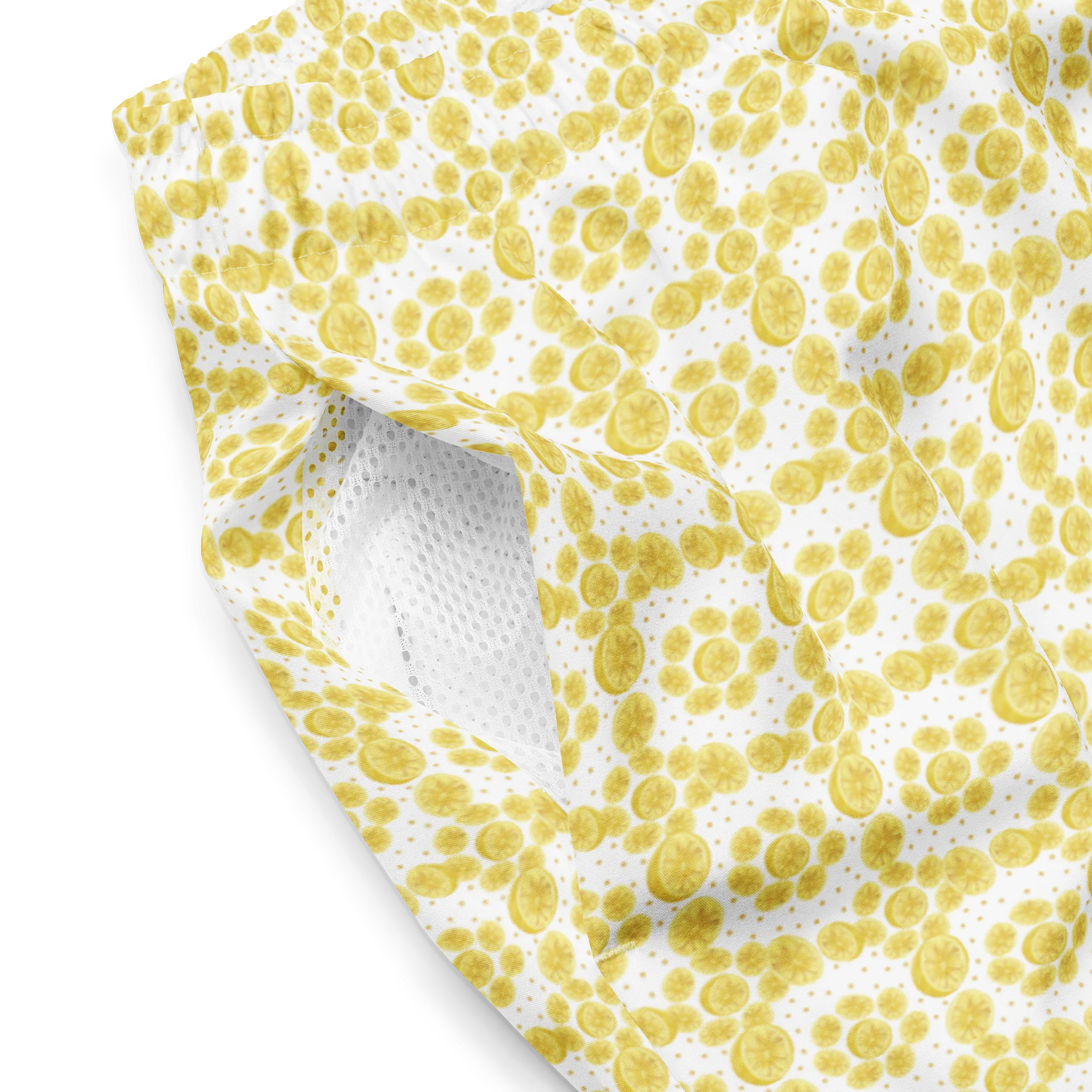 Citron Circle – Classic Men's Swim Trunks product image (4)