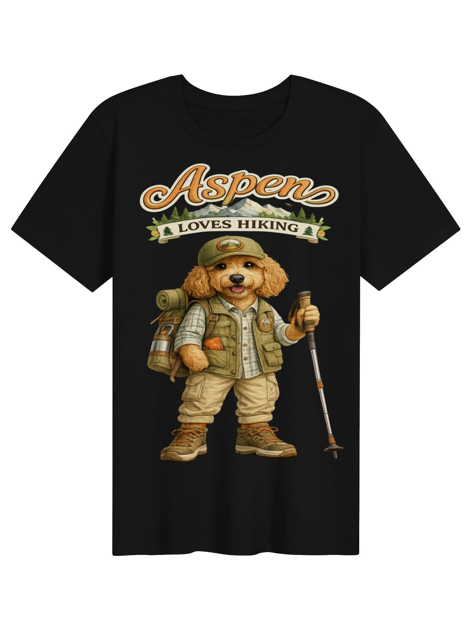 Aspen Loves Hiking Adult Tee product image (5)