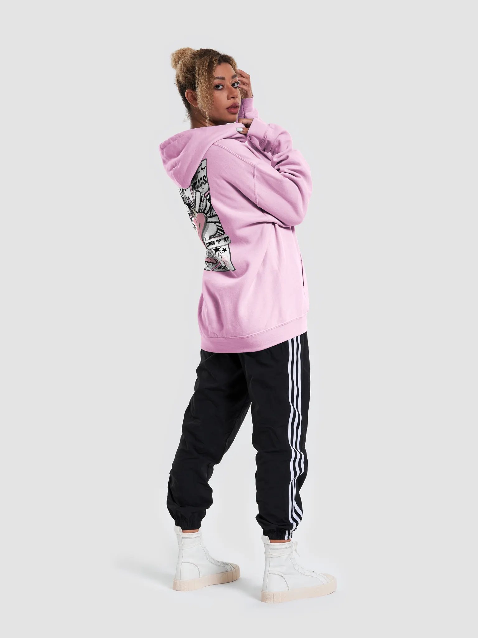 Explosive Pink YeP Shac-oholics Hoodie product image (69)