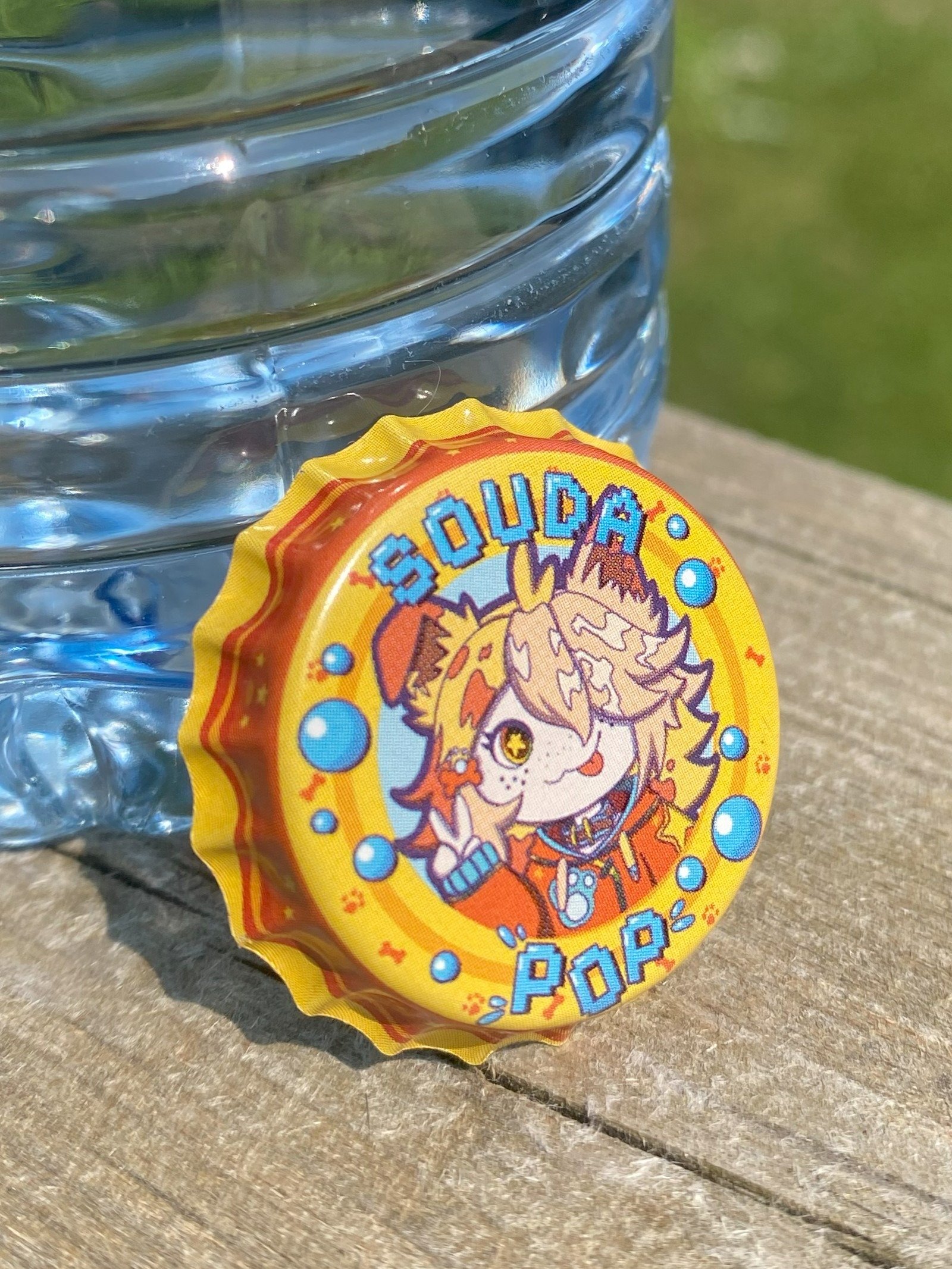 Souda Anzu Bottle Cap Pin product image (1)