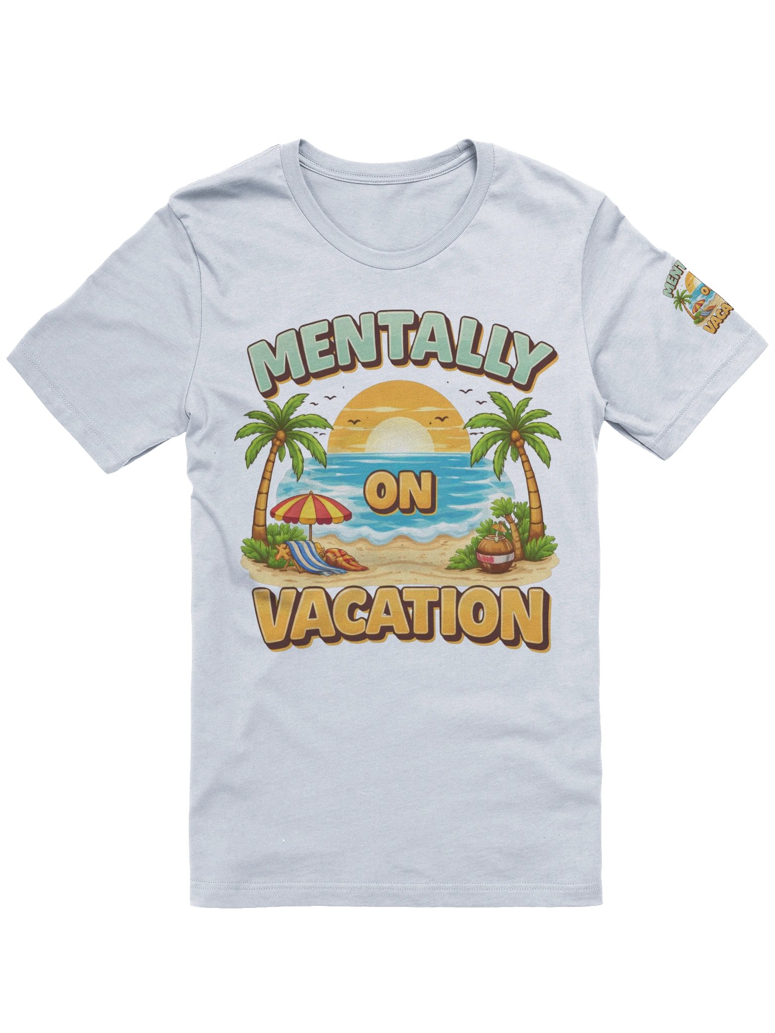 Mentally On Vacation T-Shirt product image (4)