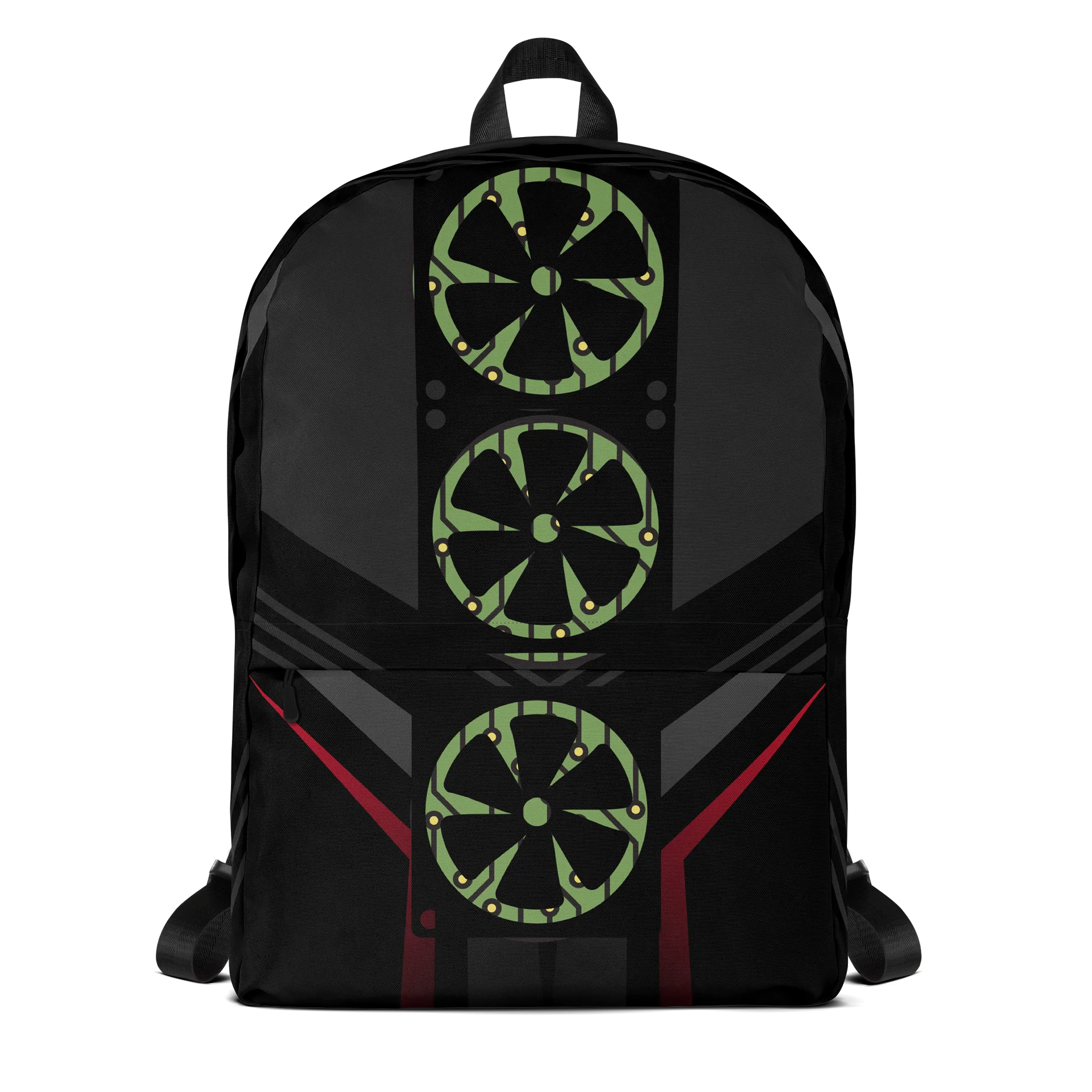 Mechanical Green Symmetry Backpack product image (1)