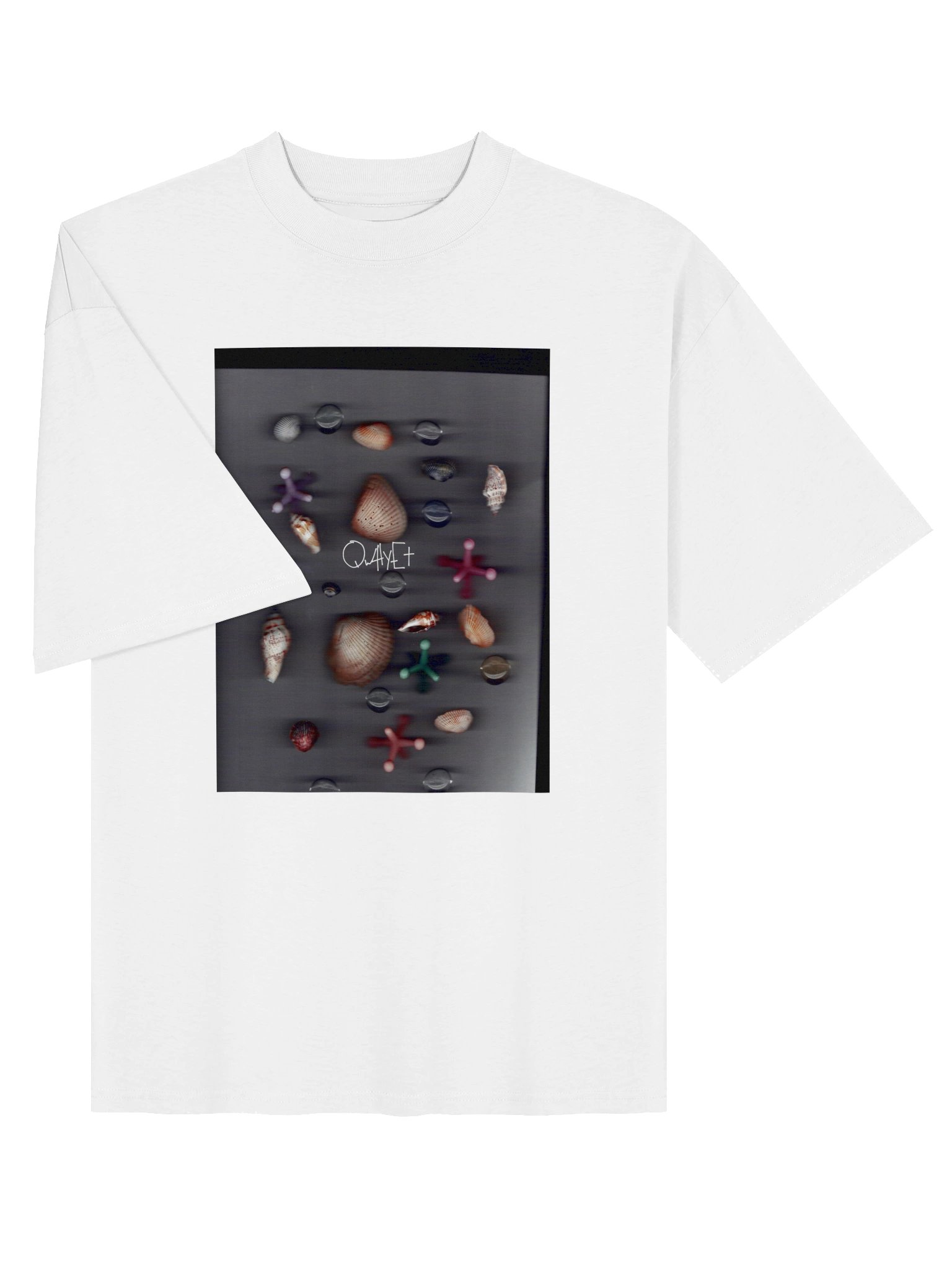 QWHYET Shellscape Shifted Oversized Tee product image (3)