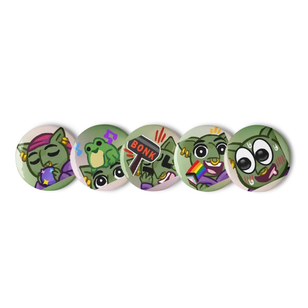 GoblinJuju Emote Pin Set product image (1)