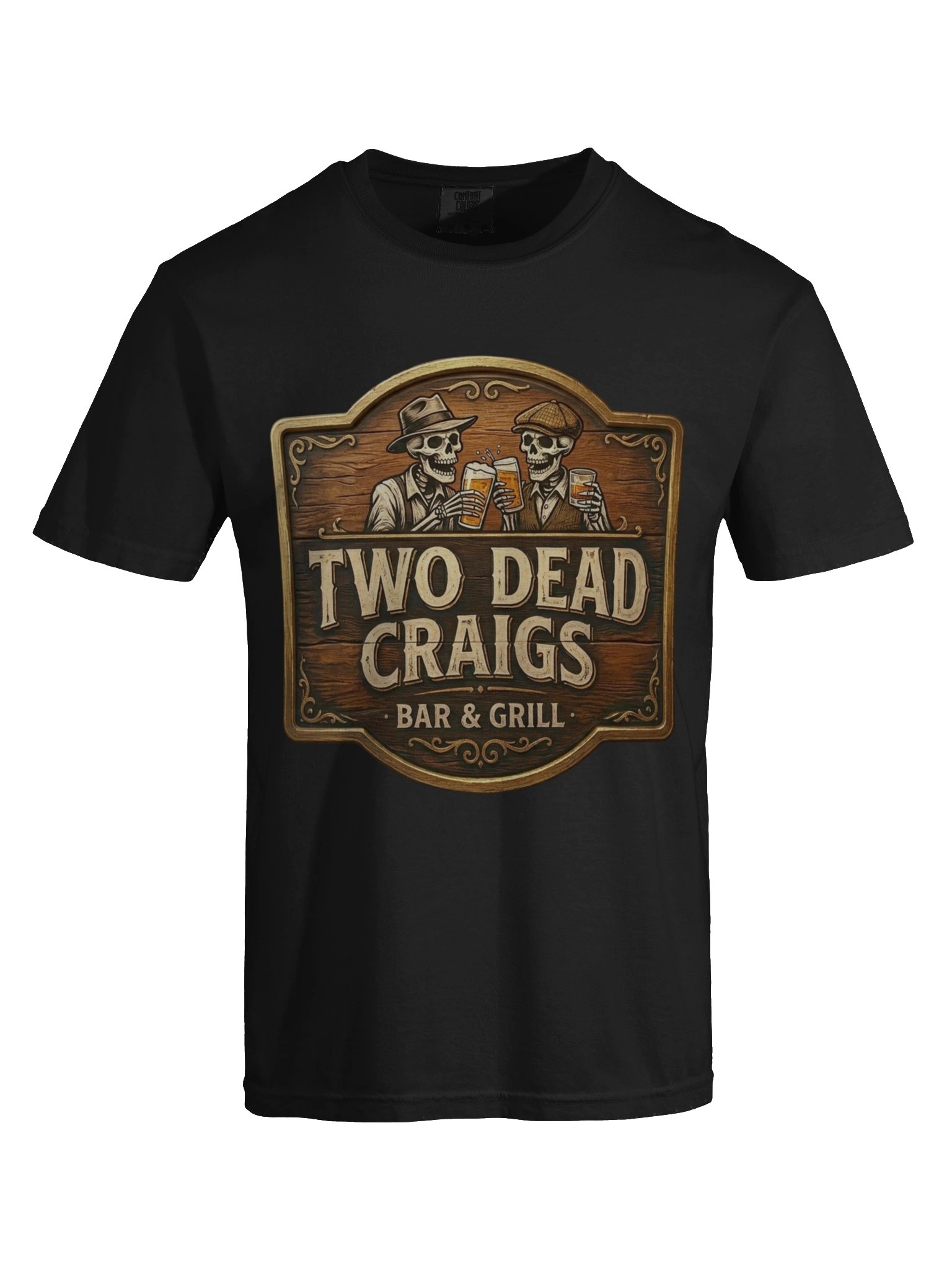 Two Dead Craigs Bar & Grill Skeleton Tee product image (27)