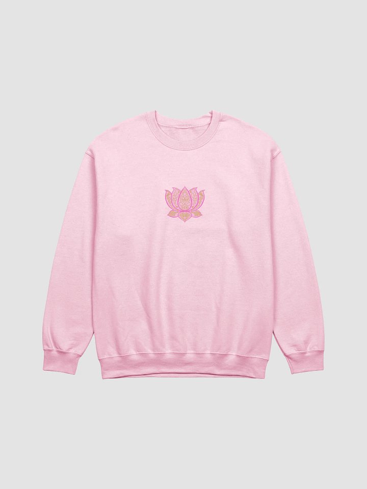 Golden Lotus Blossom Crewneck Sweatshirt product image (1)