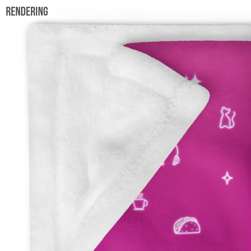 Simply Pink & Purple Cozy Vibes Blanket product image (4)