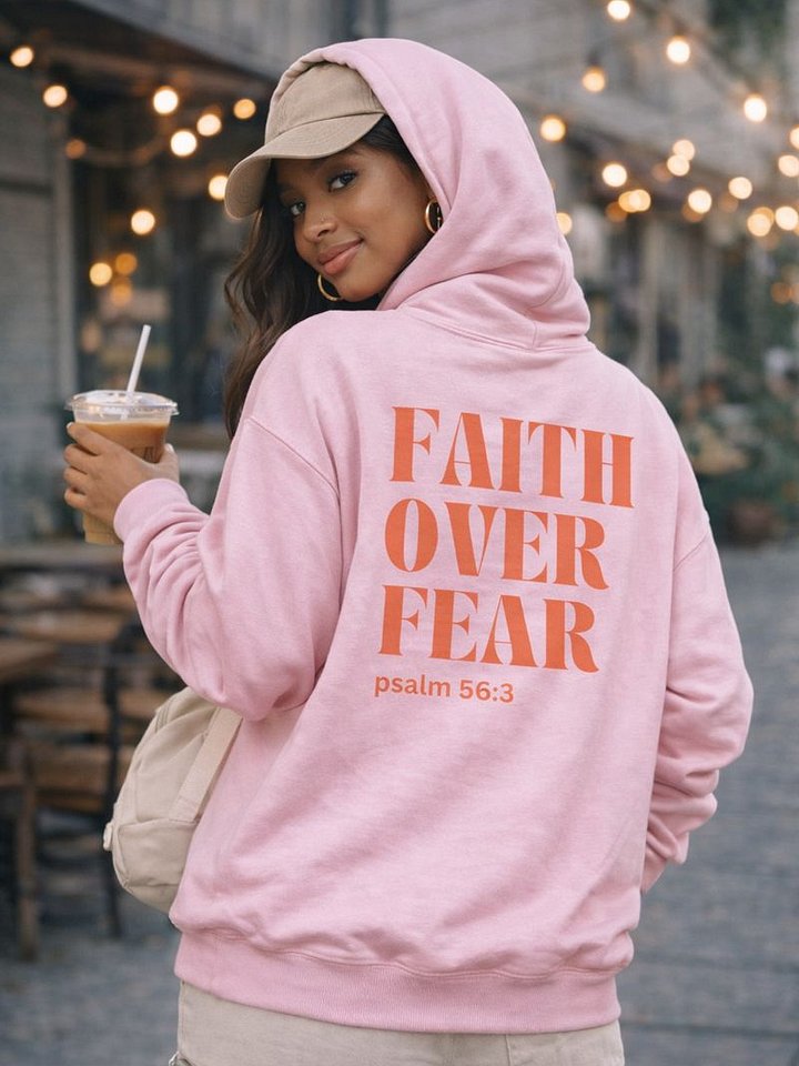 Faith Over Fear Psalm 56:3 Hoodie product image (1)