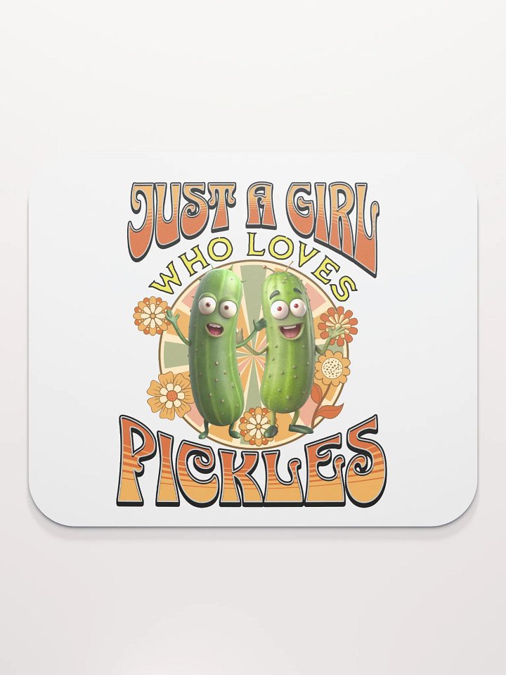 Just A Girl Who Loves Pickles Paradise Mouse Pad product image (1)