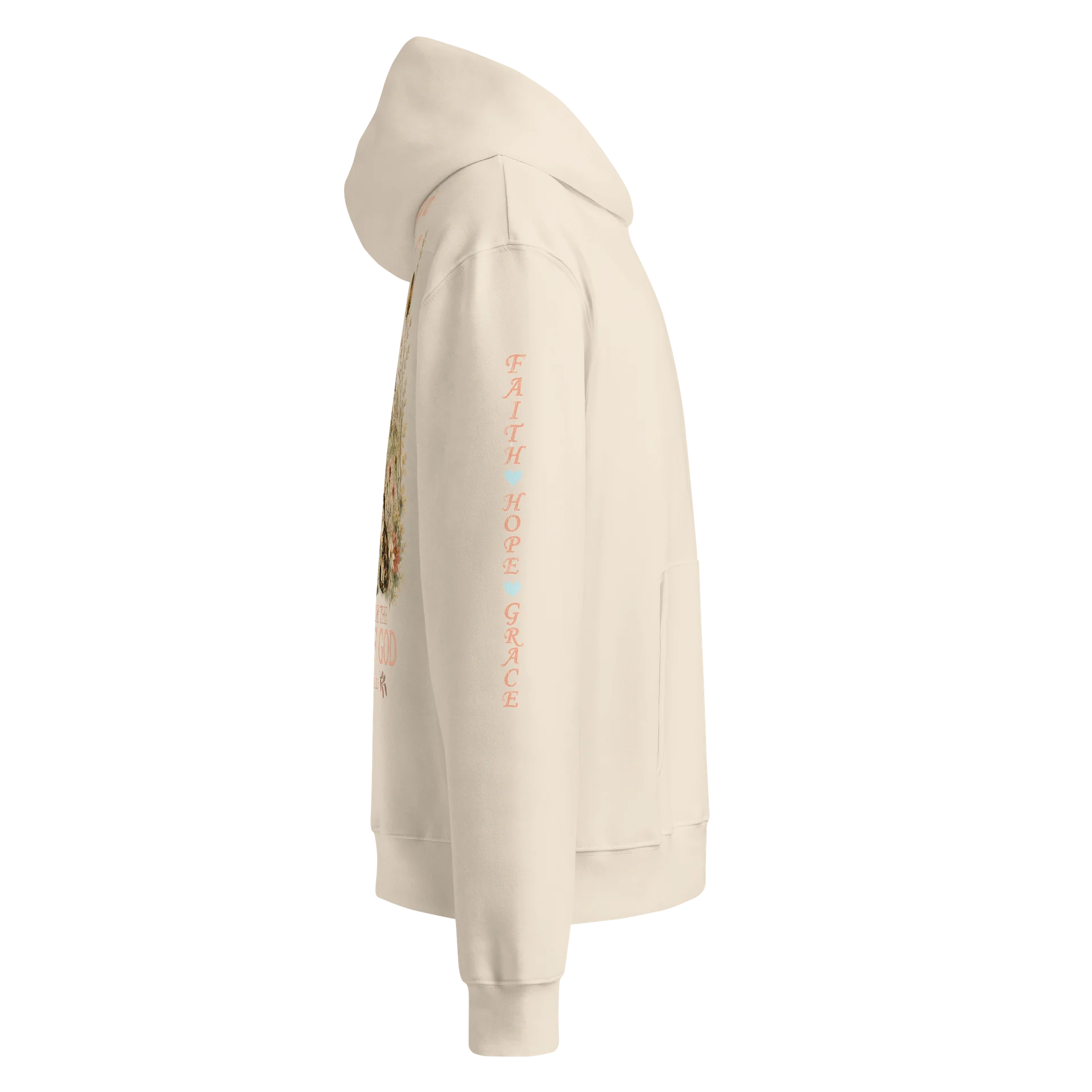 Colossians 3:23 Collection | Unisex Oversized Midweight Hoodie product image (6)