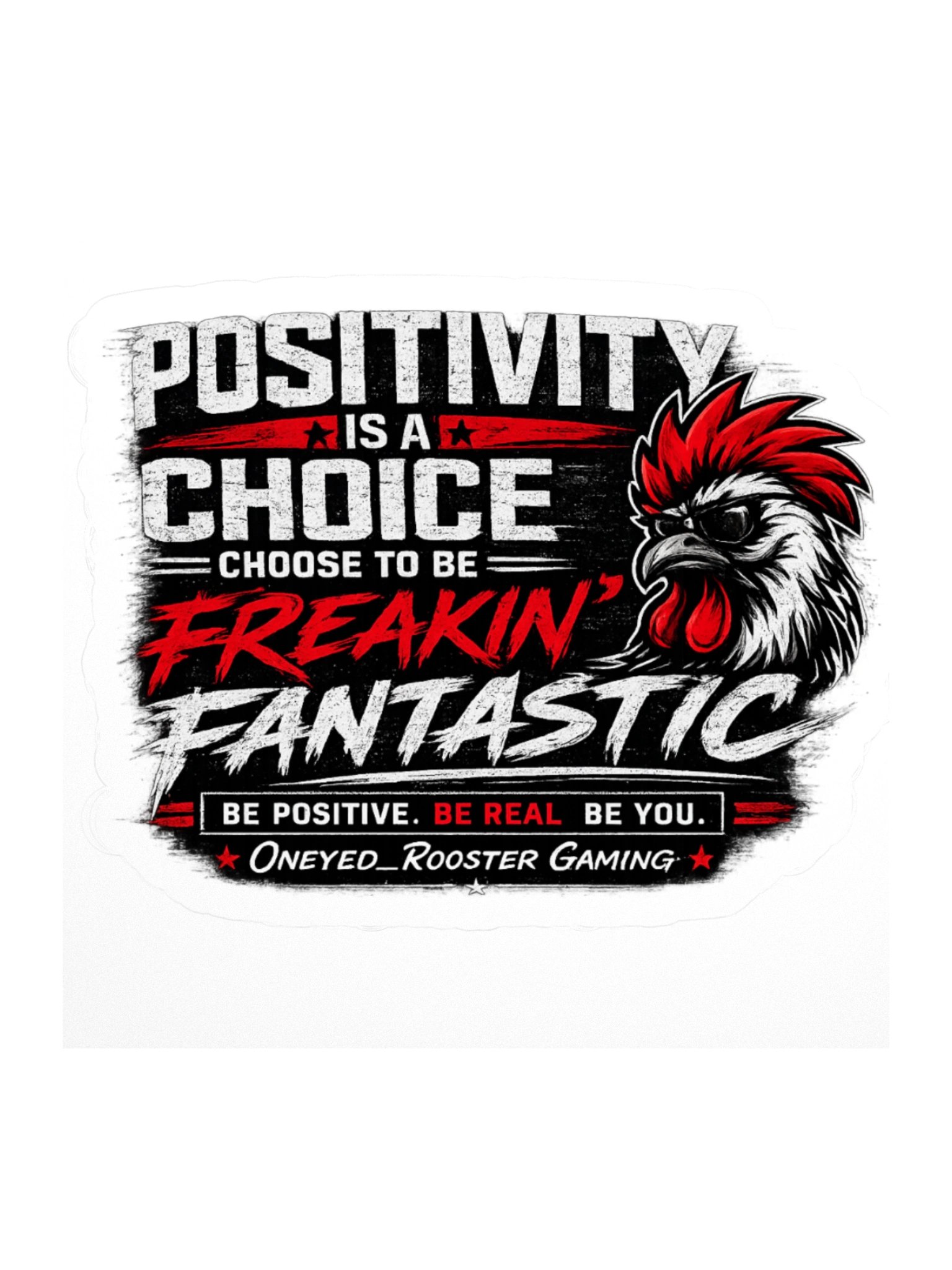 🏷️ Oneyed_Rooster Positivity Stickers product image (2)