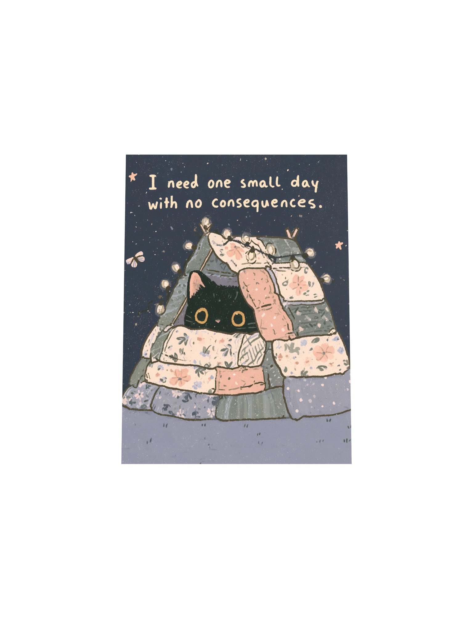 No Consequences Cat Fort Poster product image (33)