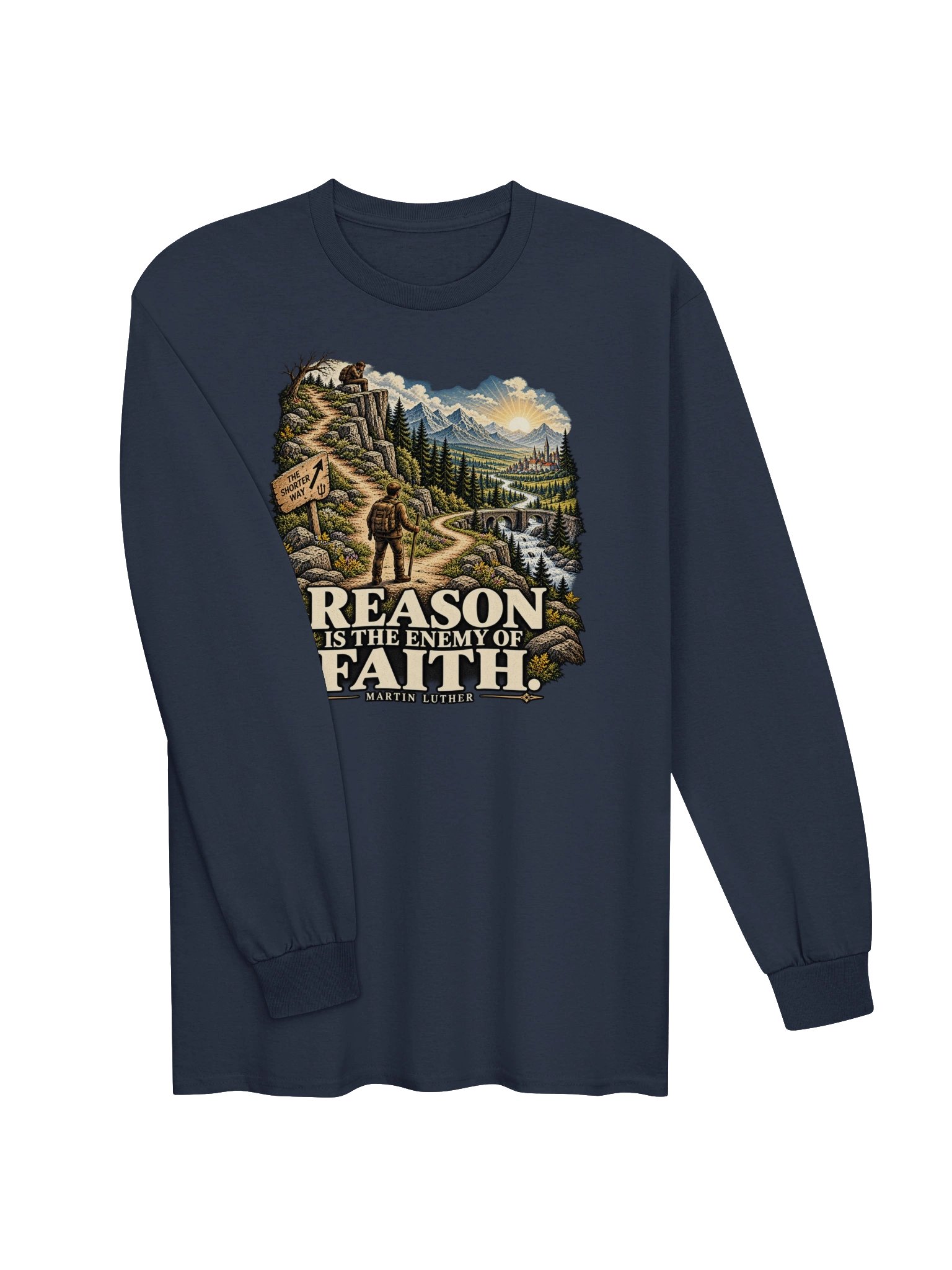 Enemy of Faith Long-sleeve T-shirt product image (22)